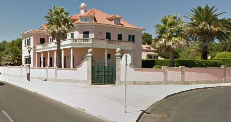 O Palácio Rosa, em Cascais