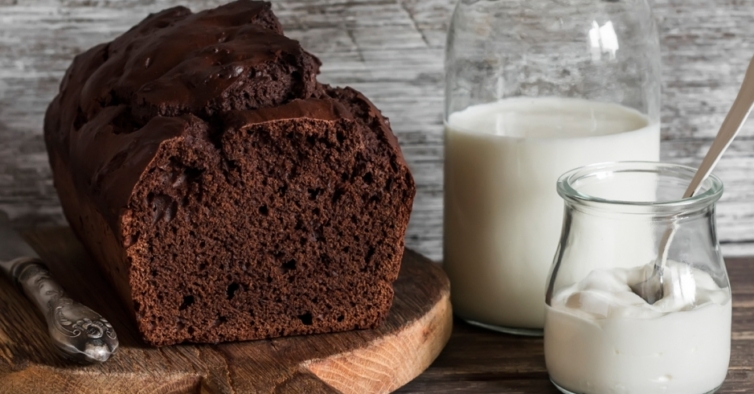 Bolo de Iogurte e Cacau